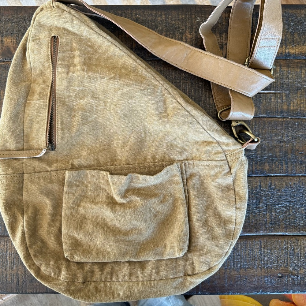 Free People Canvas Sling Bag